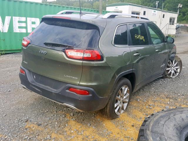 1C4PJMDX6JD619402 - 2018 JEEP CHEROKEE L GREEN photo 4