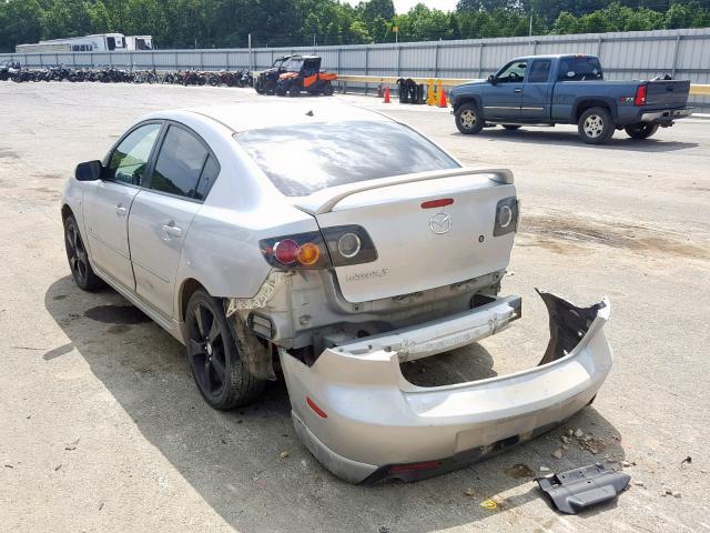 JM1BK123041201140 - 2004 MAZDA 3 S SILVER photo 3