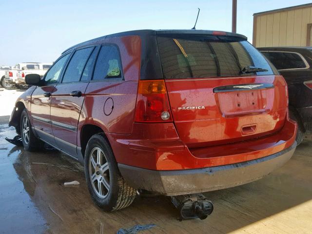 2A8GM48L37R116312 - 2007 CHRYSLER PACIFICA RED photo 3