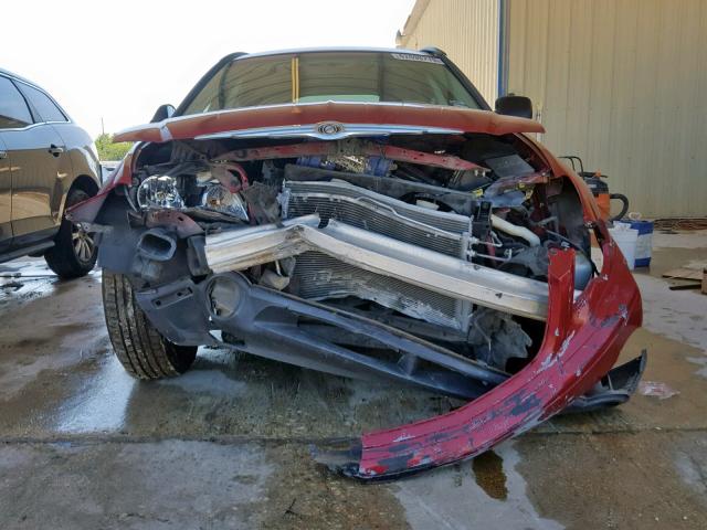 2A8GM48L37R116312 - 2007 CHRYSLER PACIFICA RED photo 9