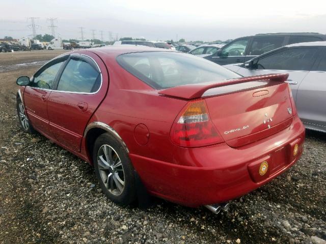 2C3AE66G31H684380 - 2001 CHRYSLER 300M RED photo 3