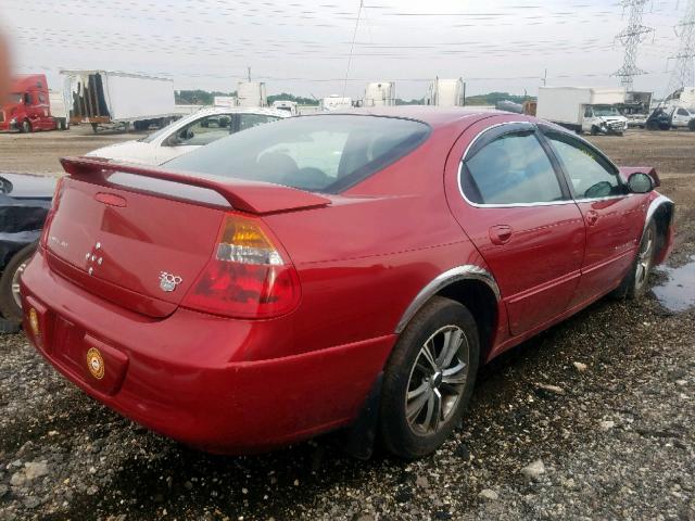 2C3AE66G31H684380 - 2001 CHRYSLER 300M RED photo 4