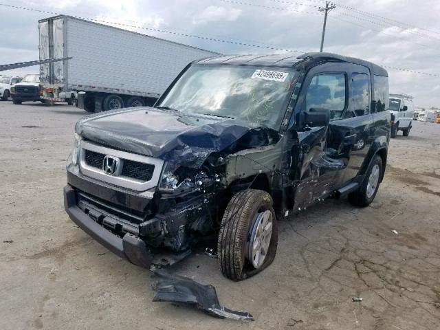 5J6YH18789L003091 - 2009 HONDA ELEMENT EX BLACK photo 2