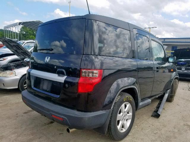 5J6YH18789L003091 - 2009 HONDA ELEMENT EX BLACK photo 4