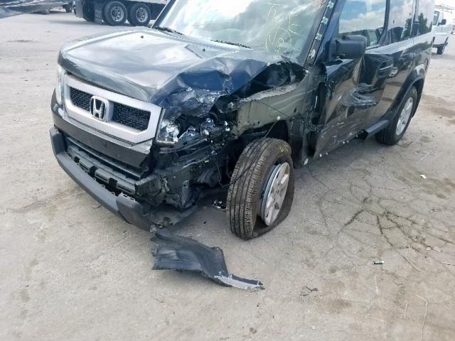 5J6YH18789L003091 - 2009 HONDA ELEMENT EX BLACK photo 9