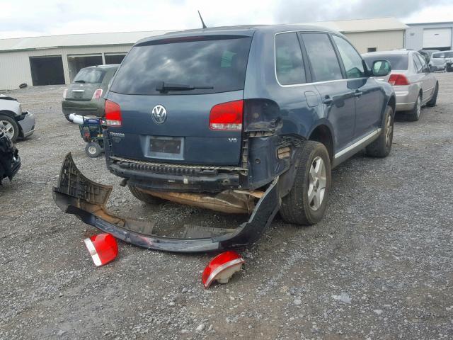 WVGZG77L36D024429 - 2006 VOLKSWAGEN TOUAREG 3. BLUE photo 4