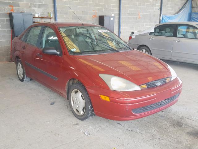 1FAFP33P03W101370 - 2003 FORD FOCUS LX BURGUNDY photo 1