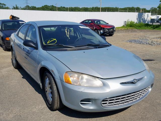 1C3EL46X22N315840 - 2002 CHRYSLER SEBRING LX SILVER photo 1