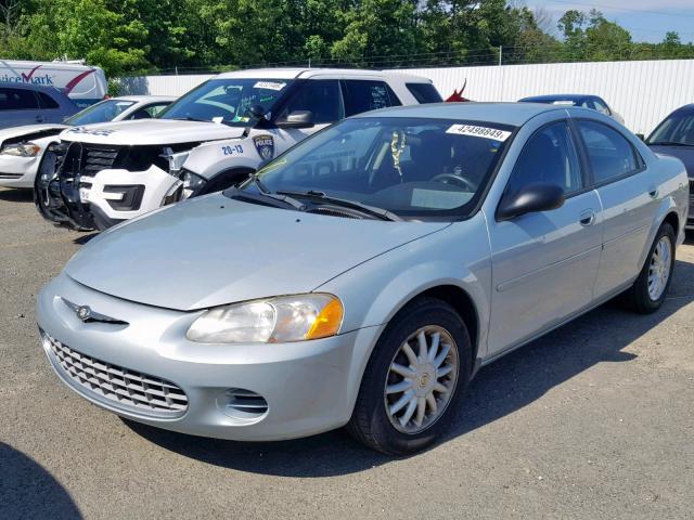 1C3EL46X22N315840 - 2002 CHRYSLER SEBRING LX SILVER photo 2