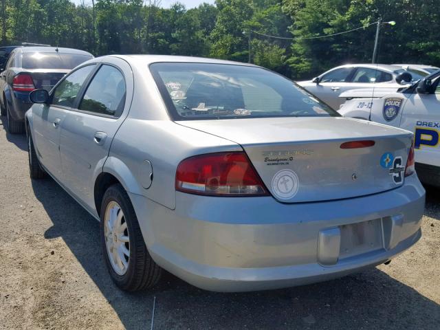 1C3EL46X22N315840 - 2002 CHRYSLER SEBRING LX SILVER photo 3