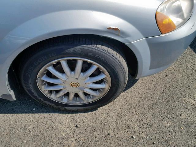 1C3EL46X22N315840 - 2002 CHRYSLER SEBRING LX SILVER photo 9