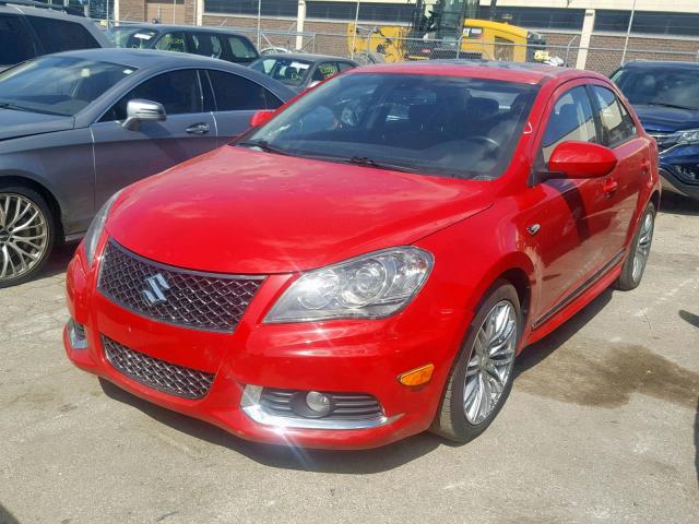 JS2RF9A82D6100396 - 2013 SUZUKI KIZASHI SP RED photo 2