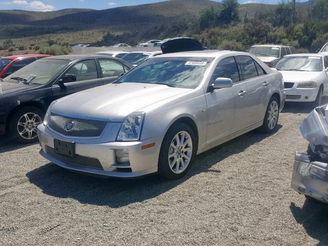 1G6DX67D770121971 - 2007 CADILLAC STS-V SILVER photo 2