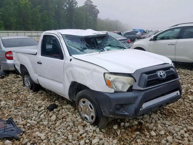 5TFNX4CN8CX010450 - 2012 TOYOTA TACOMA WHITE photo 1