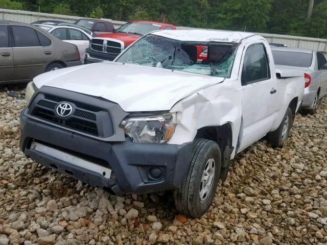 5TFNX4CN8CX010450 - 2012 TOYOTA TACOMA WHITE photo 2