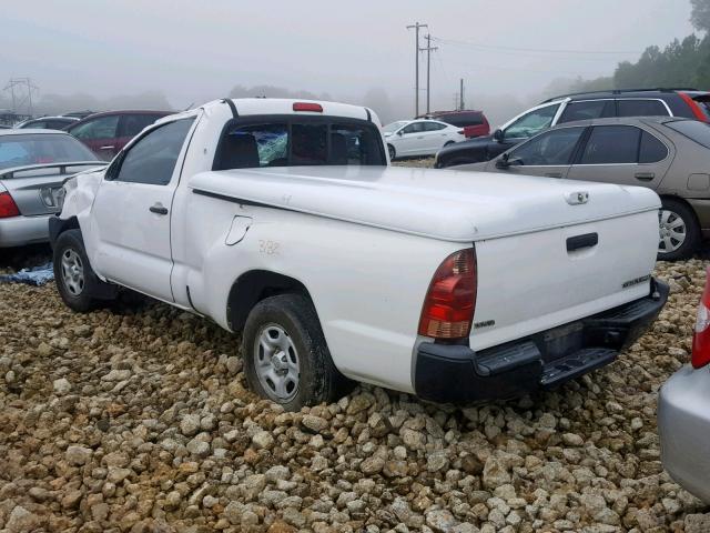 5TFNX4CN8CX010450 - 2012 TOYOTA TACOMA WHITE photo 3