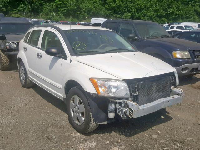 1B3HB28B77D183397 - 2007 DODGE CALIBER WHITE photo 1