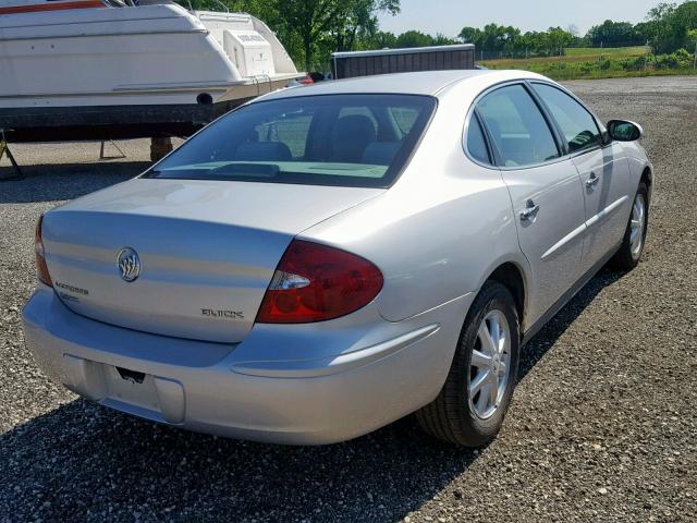 2G4WC532951197088 - 2005 BUICK LACROSSE C SILVER photo 4