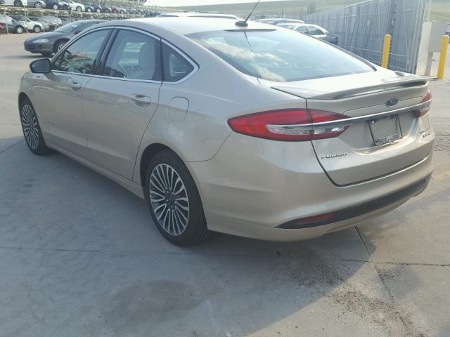 3FA6P0RU8HR360484 - 2017 FORD FUSION TIT WHITE photo 3