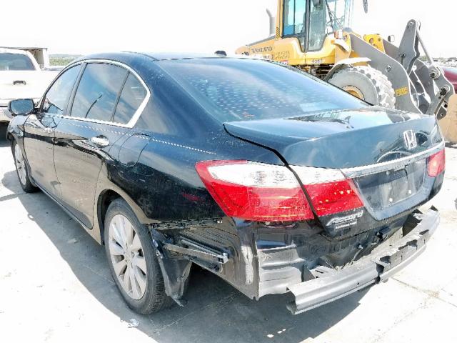 1HGCR2F8XEA239067 - 2014 HONDA ACCORD EXL BLACK photo 3