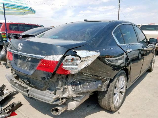 1HGCR2F8XEA239067 - 2014 HONDA ACCORD EXL BLACK photo 4