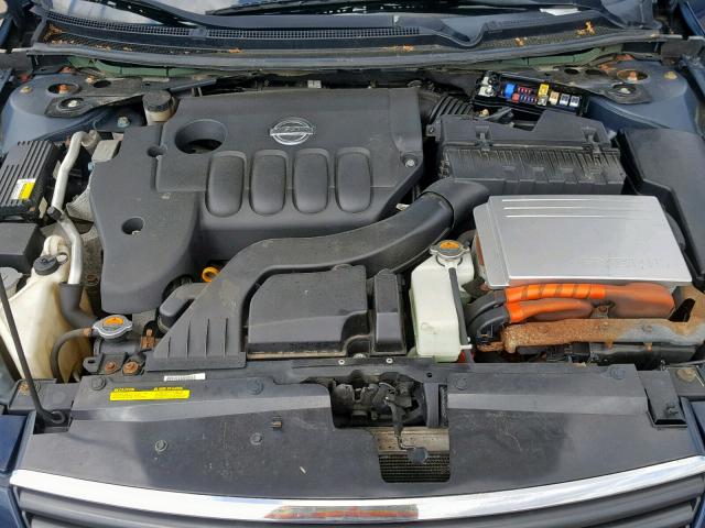 1N4CL21E38C164336 - 2008 NISSAN ALTIMA HYB BLUE photo 7