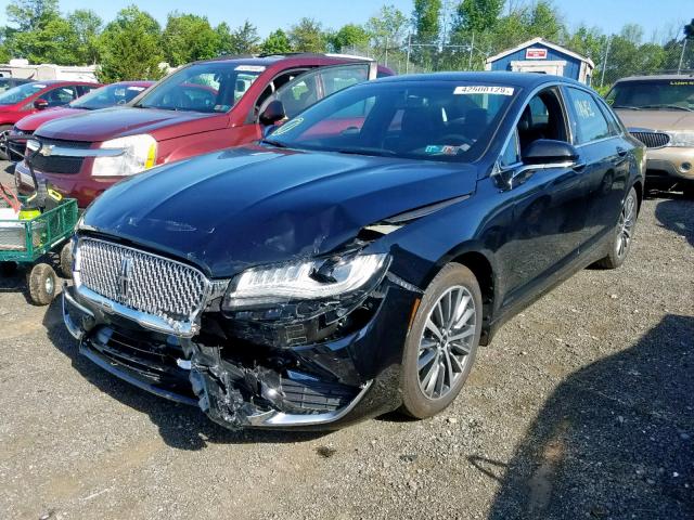 3LN6L5KUXHR640772 - 2017 LINCOLN MKZ HYBRID BLACK photo 2