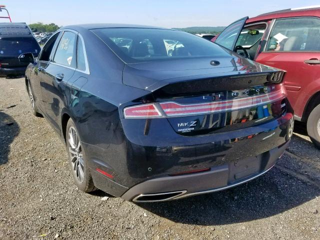 3LN6L5KUXHR640772 - 2017 LINCOLN MKZ HYBRID BLACK photo 3