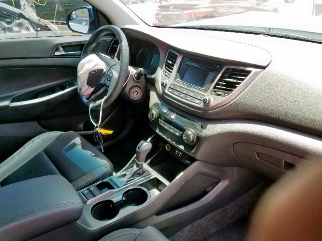 KM8J33A41HU256758 - 2017 HYUNDAI TUCSON LIM BLUE photo 9