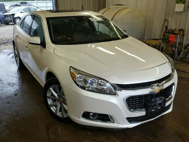 1G11H5SL0EF267833 - 2014 CHEVROLET MALIBU LTZ WHITE photo 1