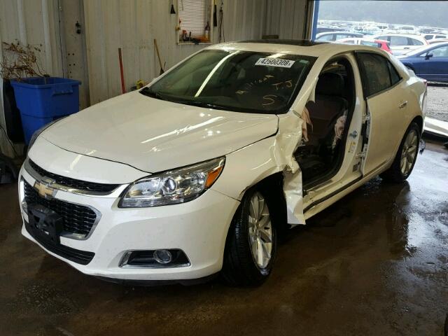 1G11H5SL0EF267833 - 2014 CHEVROLET MALIBU LTZ WHITE photo 2