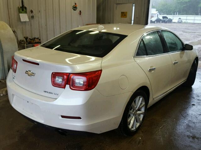 1G11H5SL0EF267833 - 2014 CHEVROLET MALIBU LTZ WHITE photo 4