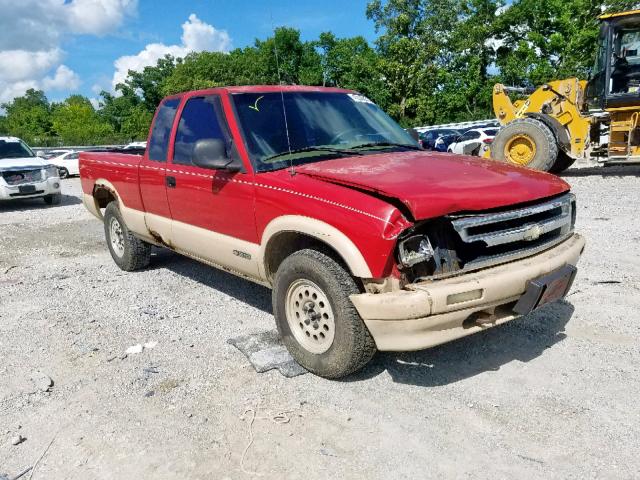 1GCDT19Z9S8214666 - 1995 CHEVROLET S TRUCK S1 RED photo 1