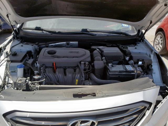 5NPE34AF8FH092381 - 2015 HYUNDAI SONATA SPO SILVER photo 7