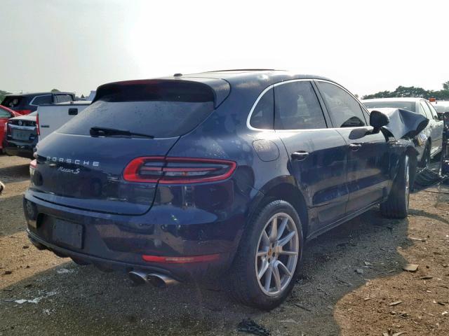 WP1AB2A54HLB10580 - 2017 PORSCHE MACAN S BLUE photo 4