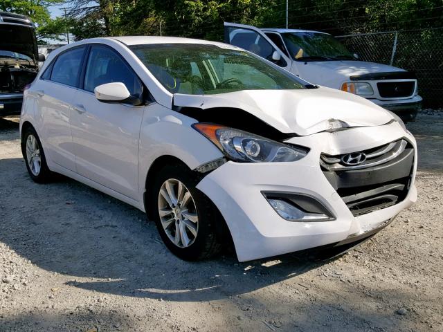 KMHD35LEXDU053229 - 2013 HYUNDAI ELANTRA GT WHITE photo 1