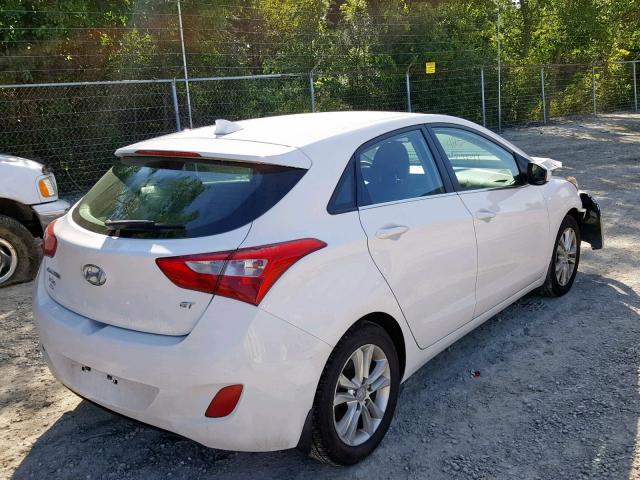 KMHD35LEXDU053229 - 2013 HYUNDAI ELANTRA GT WHITE photo 4