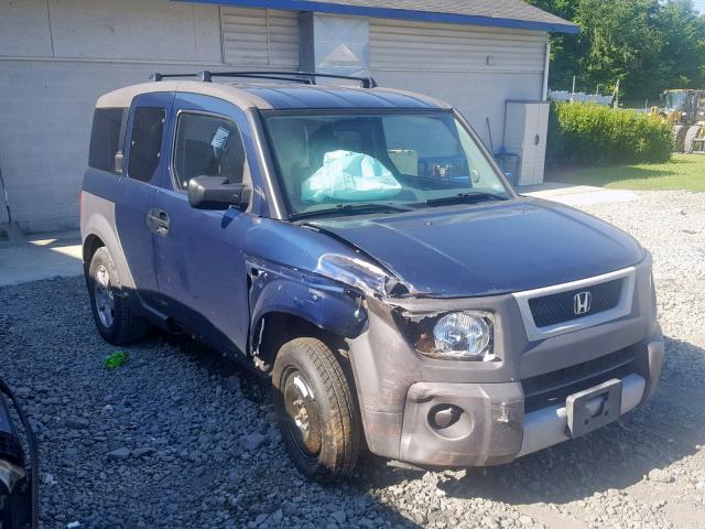 5J6YH28563L042466 - 2003 HONDA ELEMENT EX BLUE photo 1