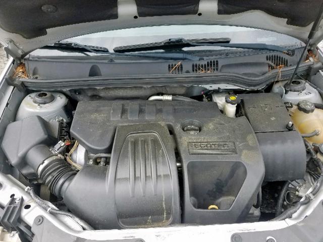 1G1AS58H297113452 - 2009 CHEVROLET COBALT LS SILVER photo 7