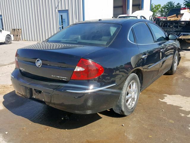 2G4WD532151257877 - 2005 BUICK LACROSSE C BLACK photo 4