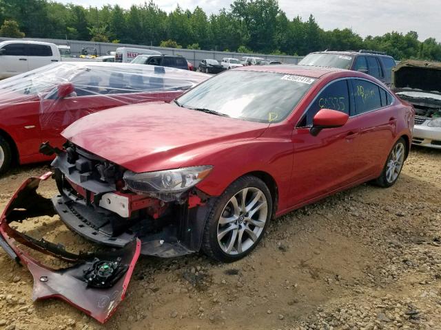 JM1GJ1W6XE1128051 - 2014 MAZDA 6 GRAND TO RED photo 2