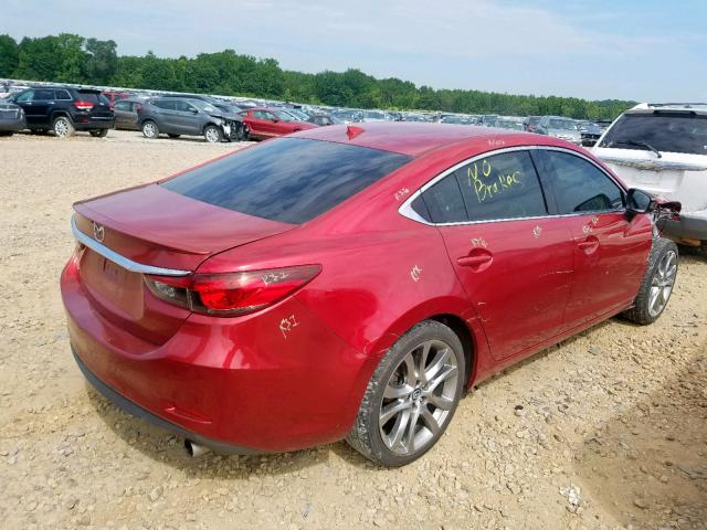 JM1GJ1W6XE1128051 - 2014 MAZDA 6 GRAND TO RED photo 4