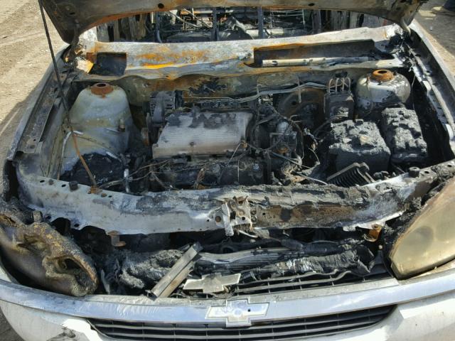 1G1ZT54804F125264 - 2004 CHEVROLET MALIBU LS დამწვარი ფოტო 7