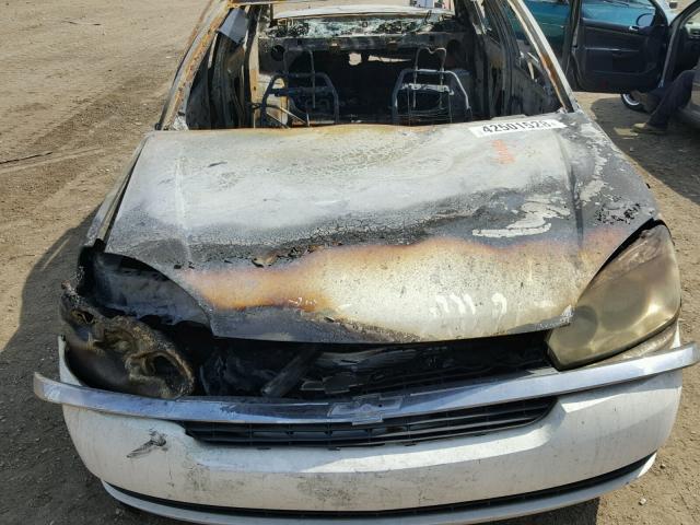 1G1ZT54804F125264 - 2004 CHEVROLET MALIBU LS დამწვარი ფოტო 9