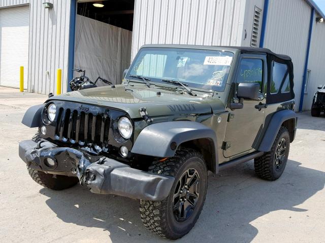 1C4AJWAG6GL118286 - 2016 JEEP WRANGLER S მწვანე ფოტო 2