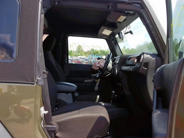 1C4AJWAG6GL118286 - 2016 JEEP WRANGLER S მწვანე ფოტო 5