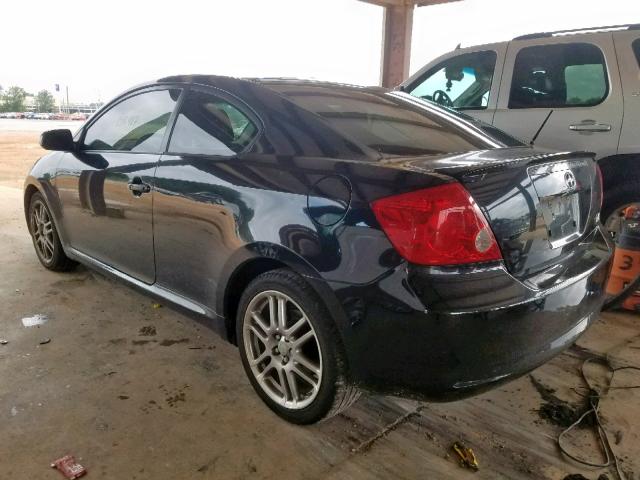 JTKDE177870156219 - 2007 TOYOTA SCION TC შავი ფოტო 3