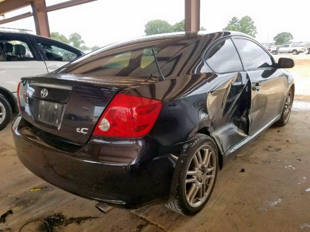 JTKDE177870156219 - 2007 TOYOTA SCION TC შავი ფოტო 4