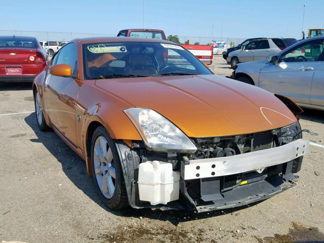 JN1AZ34E43T008514 - 2003 NISSAN 350Z COUPE ORANGE photo 1