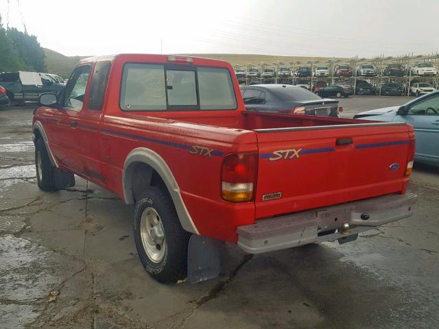 1FTCR15XXTPA65142 - 1996 FORD RANGER SUP RED photo 3